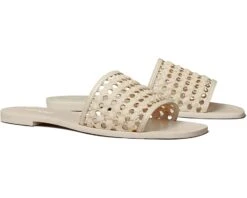 Tory Burch Woven Raffia Slide