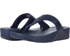 FitFlop Lulu Crystal Embellished Toe-Post Sandals